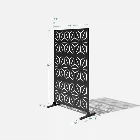 corten star privacy screen set