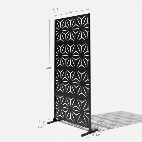 corten star privacy screen set