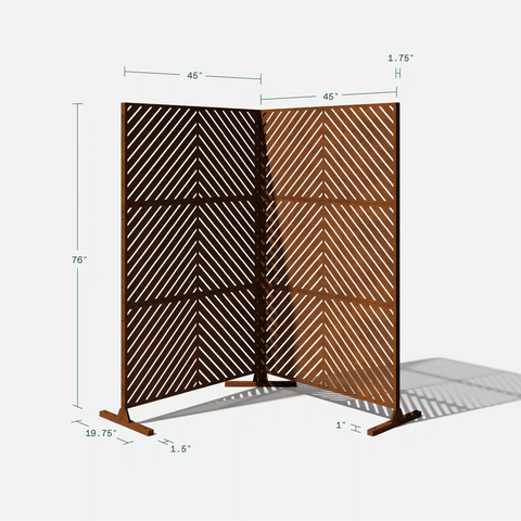 arrow privacy screen set