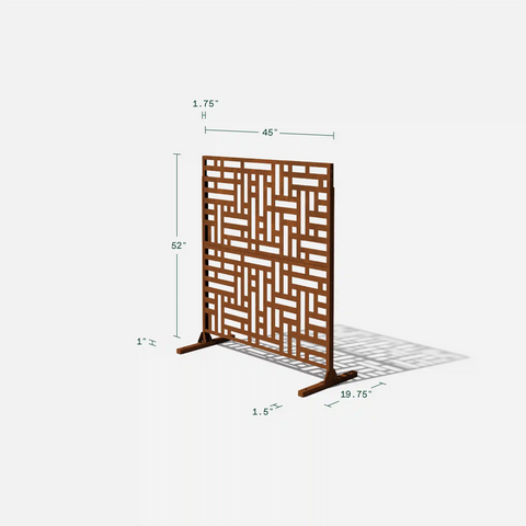 blocks privacy screen set
