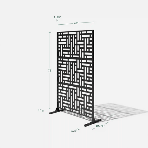 blocks privacy screen set