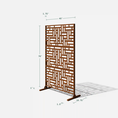 blocks privacy screen set