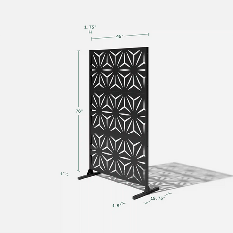 corten star privacy screen set