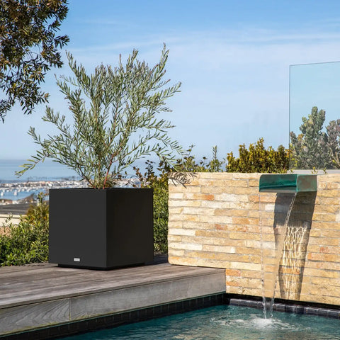 block cube planter