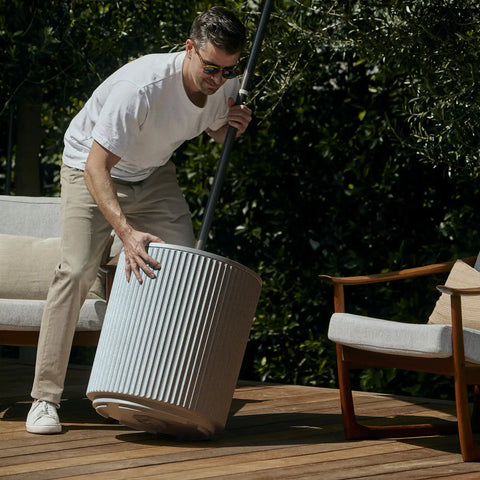 demi shade side table