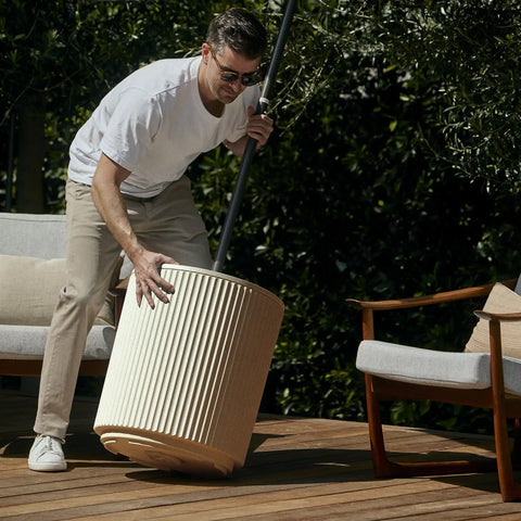 demi shade side table