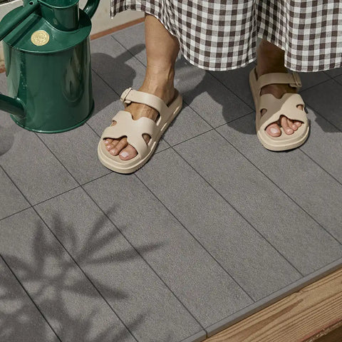 plank deck tile trim