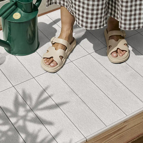 plank deck tile trim