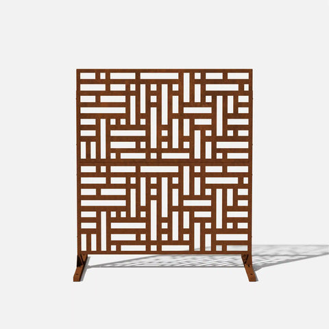 blocks privacy screen set