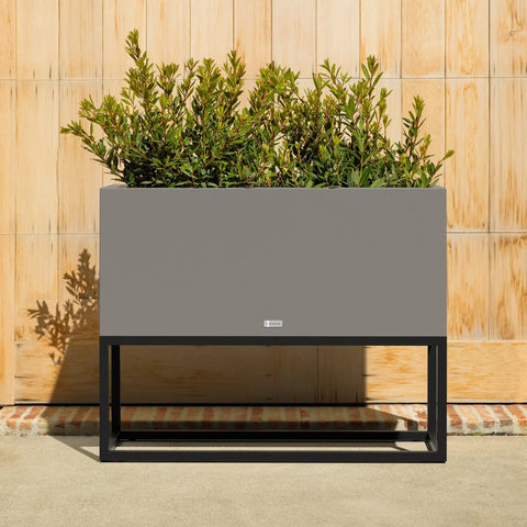 block raised long box planter