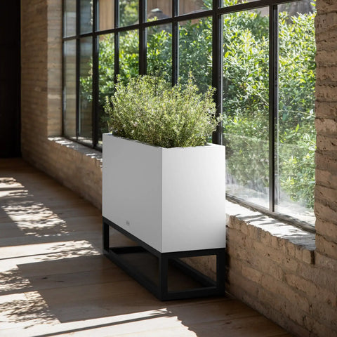 block raised long box planter