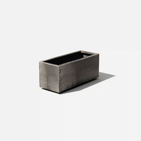 corten long box planter
