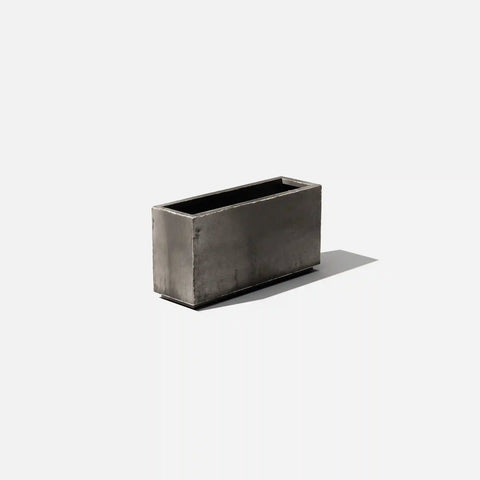 corten long box planter