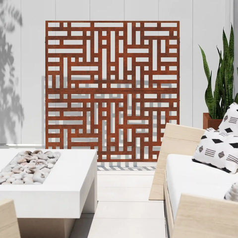 blocks privacy screen set