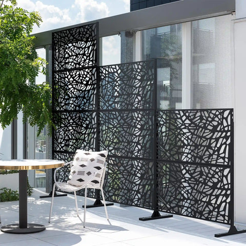 corten web privacy screen set