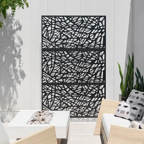corten web privacy screen set