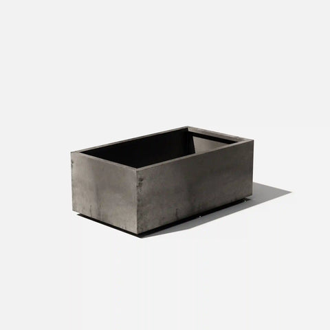 corten long box planter