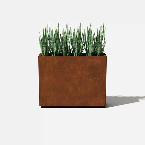 corten span planter