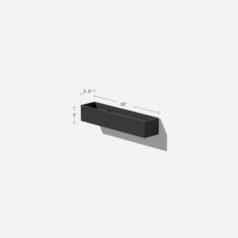geo hanging short planter