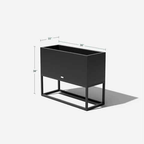 block raised long box planter