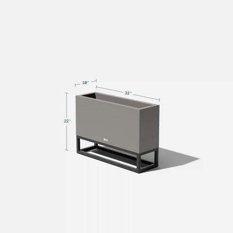 block raised long box planter