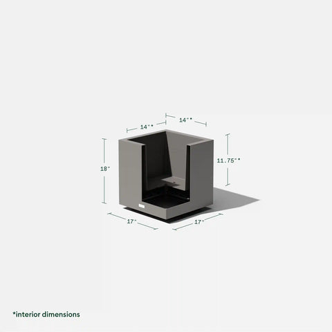 block cube planter