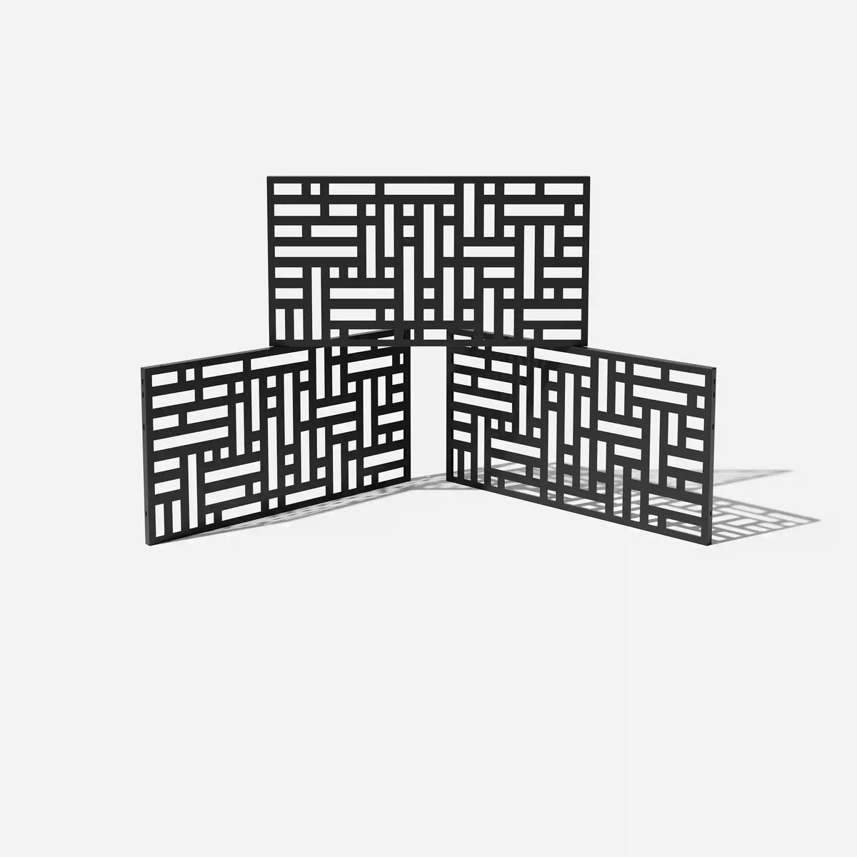 blocks privacy screen set