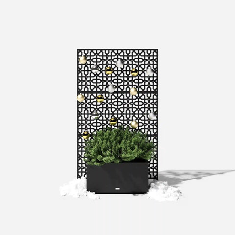 corten parilla privacy screen set