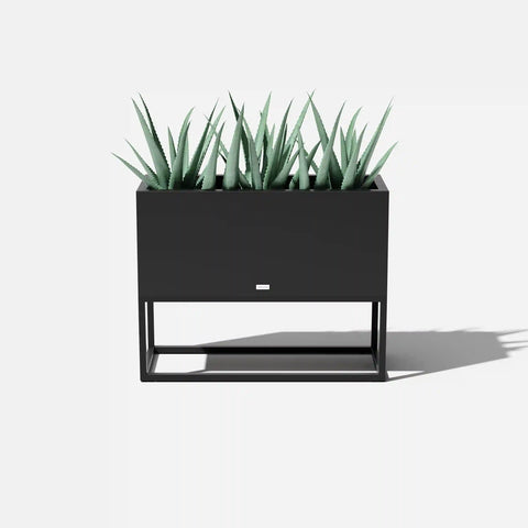 block raised long box planter