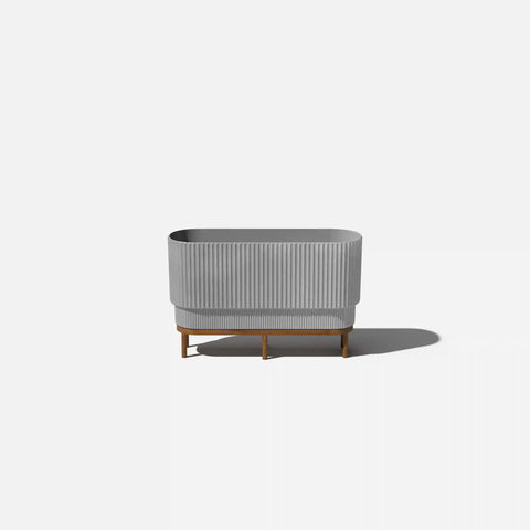 demi raised long planter