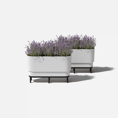 demi raised long planter