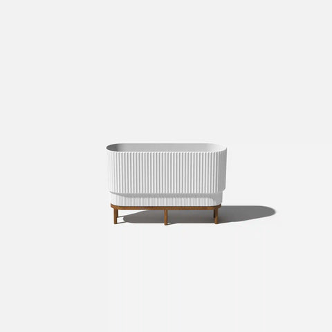 demi raised long planter