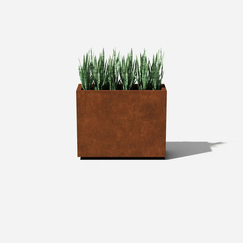 corten span planter